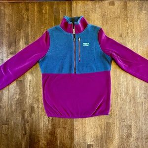 L.L. Bean fleece 1/4 zip Pullover size XS